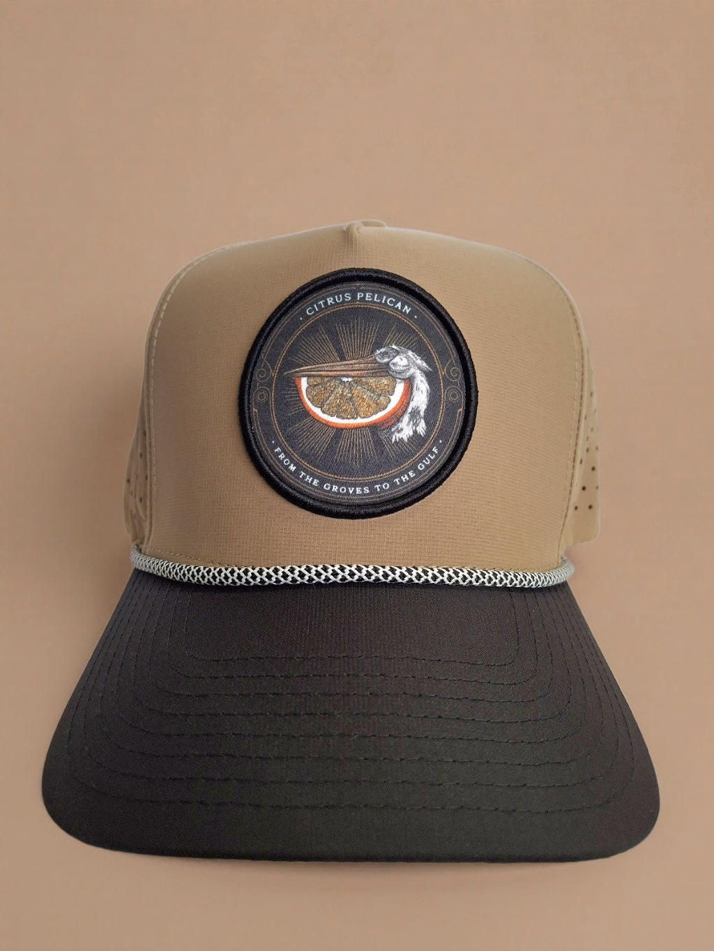 Citrus Pelican Grove to Gulf Performance Hat - Sandbar